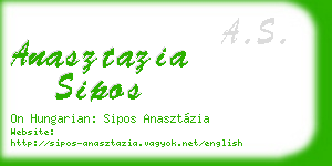 anasztazia sipos business card